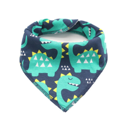 Little Story Bandana Drool Bibs Set of 4 - DINOSAUR