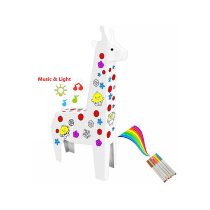 Eazy Kids DIY Doodle Coloring Giraffe with Music and Light