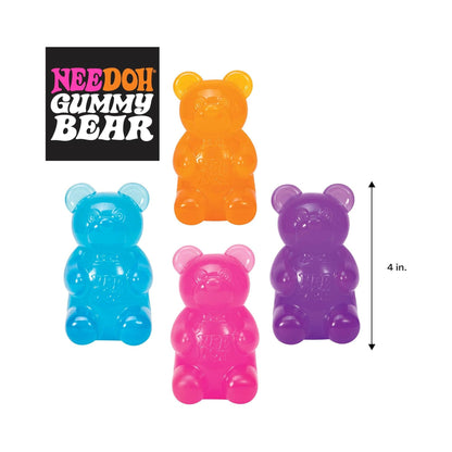 Schylling NeeDoh Gummy Bear - Sensory Fidget Toy! (Assorted)