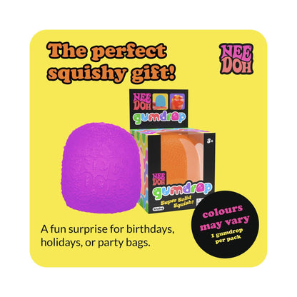 Schylling NeeDoh Gumdrop Squishy Fidget Toy! (Assorted)