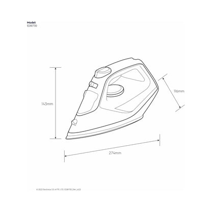Electrolux 2300W EasyLine Steam Iron