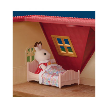 Calico Critters Red Roof Cozy Cottage With Figurines, Furniture & Accessory