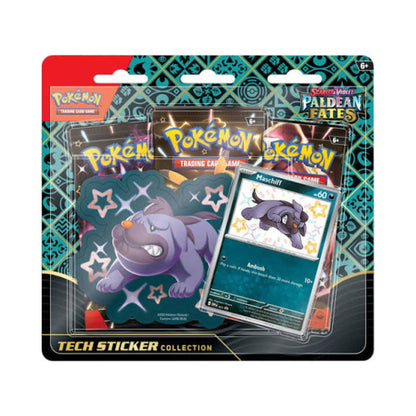 Pokemon TCG Scarlet & Violet Paldean Fates Tech Sticker Collection