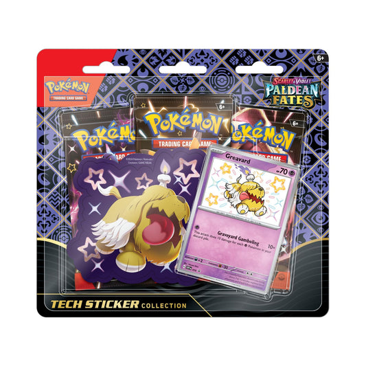 Pokemon TCG Scarlet & Violet Paldean Fates Tech Sticker Collection