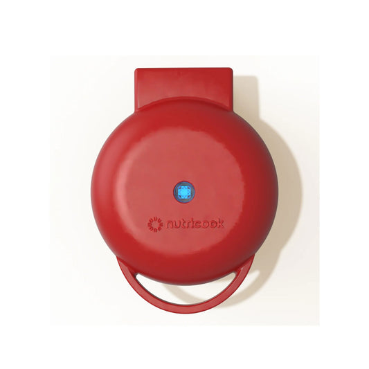 Nutricook Mini Waffle Maker Red