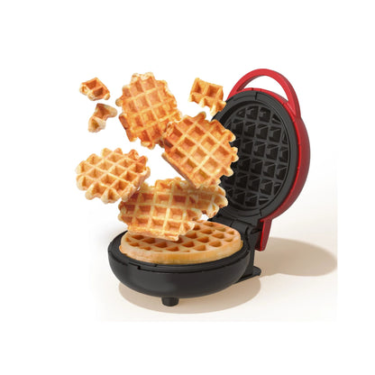 Nutricook Mini Waffle Maker Red