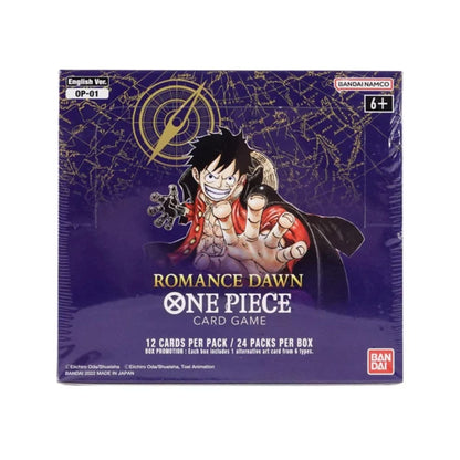 One Piece TCG: OP-01 Romance Dawn Booster Box (English Version - White Bottom)