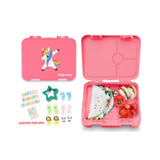 Eazy Kids 4 Compartment Bento Lunch Box - Unicorn Pink