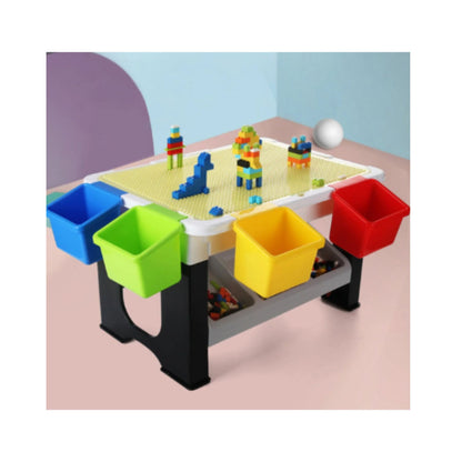 Little Story Blocks 3-in-1 Kids Activity Table Grey