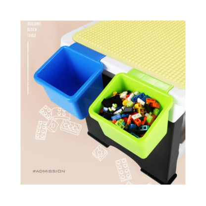 Little Story Blocks 3-in-1 Kids Activity Table Grey