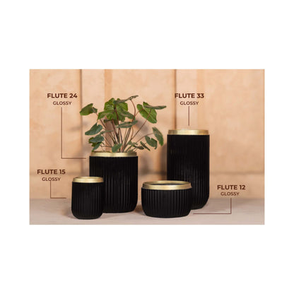 Akaar Planters - Linea Flute Collection