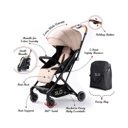Travel Lite Stroller - SLD by TEKNUM - Khaki