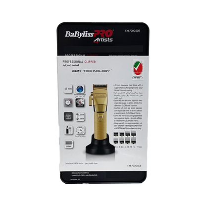 Babyliss PRO Hair Clipper, Cordless, in Gold