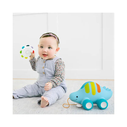Skip Hop Explore & More 3 In 1 Baby Musical Pull Toy Dinosaur Multi Color