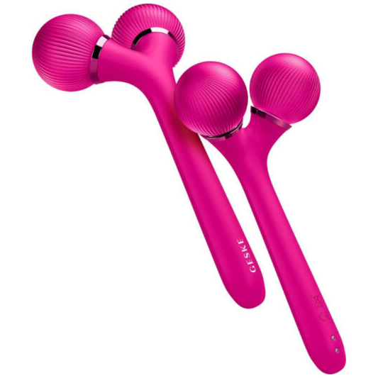 Geske Sonic Facial & Body Roller | 4 IN 1(Magenta)