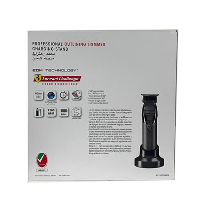 Babyliss PRO Hair Trimmer, Cordles in Black Chrome