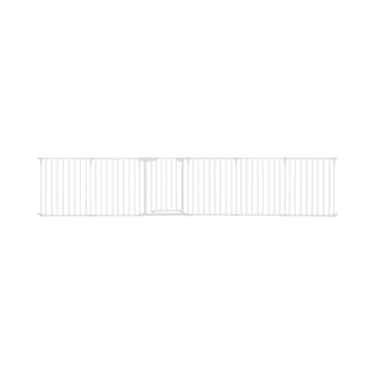 Baby Safe Convertible Playpen with Mat - White