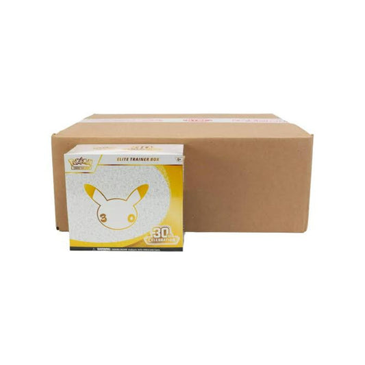 Pokemon TCG: 30th Celebration Elite Trainer Box Sealed Case (English Version)