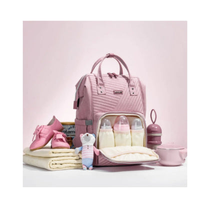 SUNVENO Diaper Bag - Nova Pink