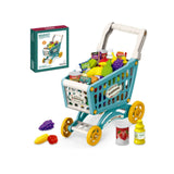 Little Story Role Play Market Shopping Cart Toy Set (56 Pcs) - Green