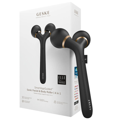 Geske Sonic Facial & Body Roller  4 in 1 (Gray)