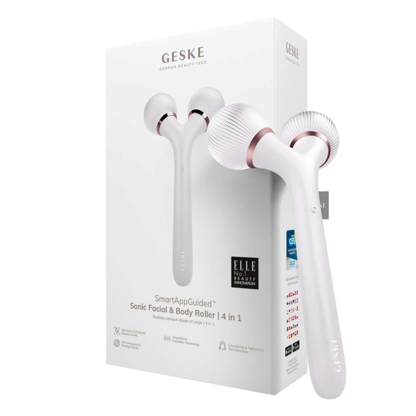 Geske Sonic Facial & Body Roller | 4 IN 1 (Starlight)