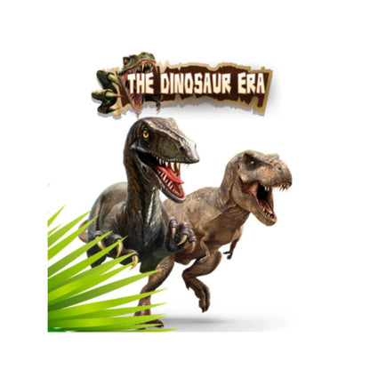 Little Story 6Pcs Simulated Dinosaur With IC Vocalization Toy (Included 2Pcs*AG3 Batteries) - Multicolor