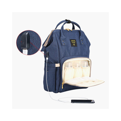 SUNVENO Diaper Bag - Navy Blue