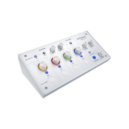 Roland BRIDGE CAST Dual-Bus Streaming/Gaming Mixer (Ice White)