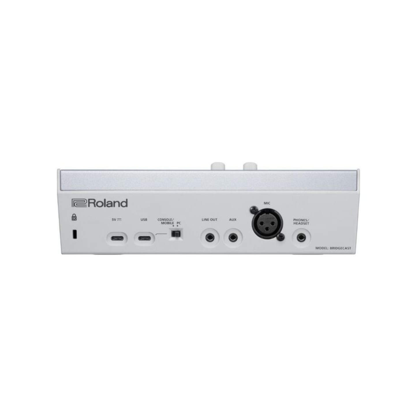 Roland BRIDGE CAST Dual-Bus Streaming/Gaming Mixer (Ice White)