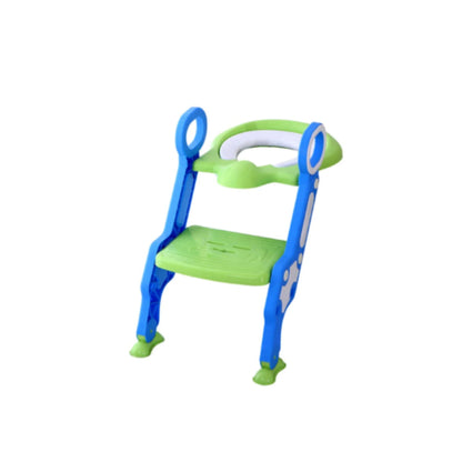 Eazy Kids Step Stool Foldable Potty Trainer Seat - Green