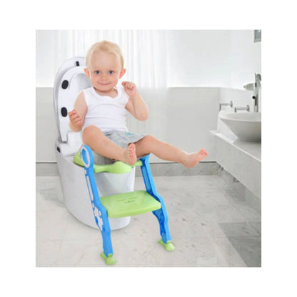 Eazy Kids Step Stool Foldable Potty Trainer Seat - Green
