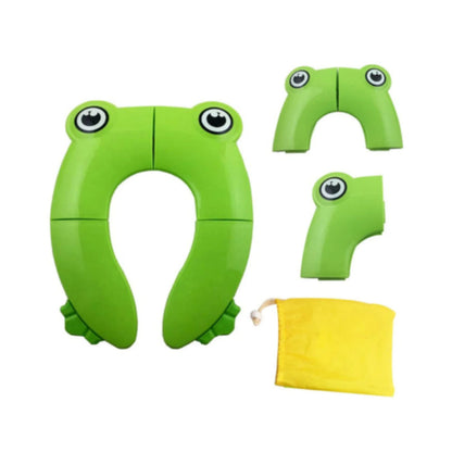 Eazy Kids Foldable Travel Potty with Carry Bag - Green