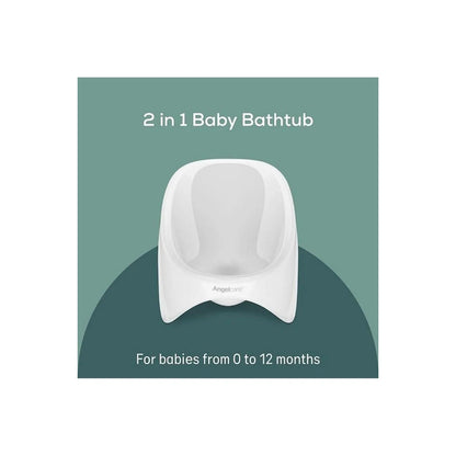 Angelcare 2 in 1 Baby Bathtub White