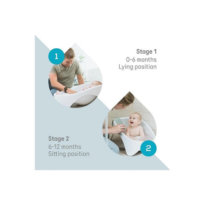 Angelcare 2 in 1 Baby Bathtub White