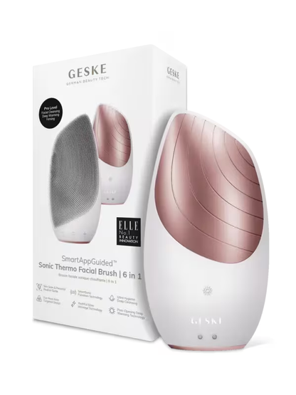 Geske Sonic Thermo Facial Brush  6 in 1 (Starlight)
