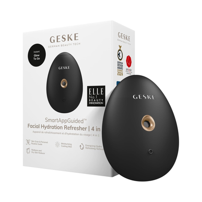 Geske SMARTAPPGUIDED FACIAL HYDRATION REFRESHER |4 IN 1 (BLACK)