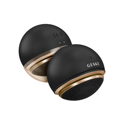 Geske SMARTAPPGUIDED ELECTRIC PUMICE FOOT SMOOTHING SPINING SPHERE | 8 IN 1 (BLACK)