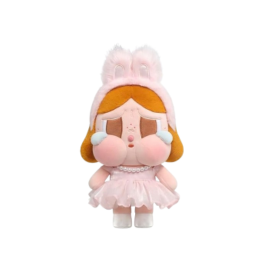 Pop Mart Plush Doll - Crybaby Shiny Shiny Series Pink