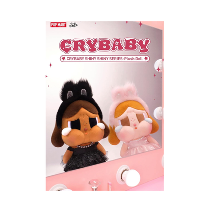 Pop Mart Plush Doll - Crybaby Shiny Shiny Series Black