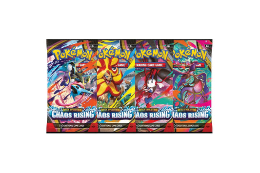 2025 Pokémon Mega Evolution Chaos Rising (4 Packs)
