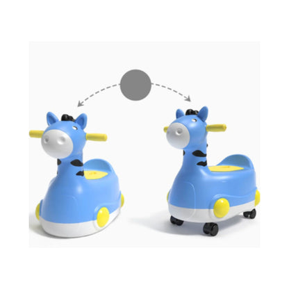 Eazy Kids Horse Potty Car - Blue