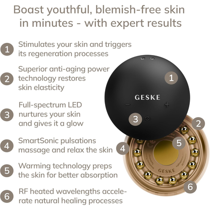 Geske SMARTAPPGUIDED ANTI-AGING SKIN TIGHTENER | 6 IN 1 (GRAY)