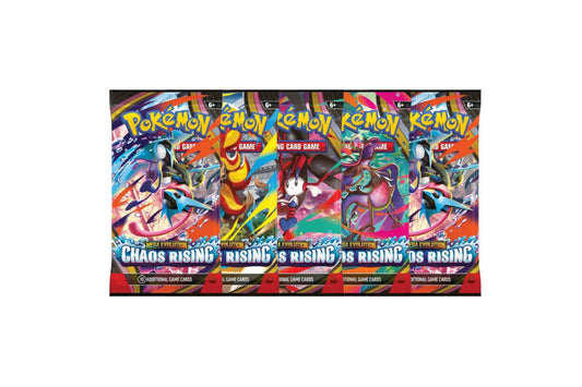 2025 Pokémon Mega Evolution Chaos Rising (5 Packs)