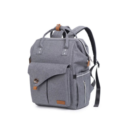 Alameda Diaper Backpack - Large - Grey