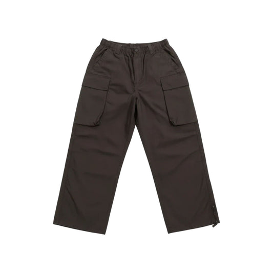 Wide Fit Cargo Pants for Men - Dark Brown