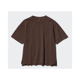AIRism Cotton T-Shirt for Women - Dark Brown