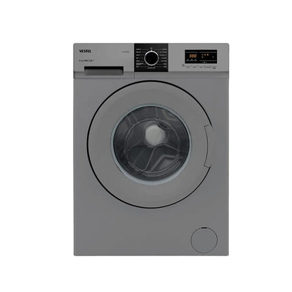 Vestel 6Kg W6104DS Front Load Washing Machine Silver