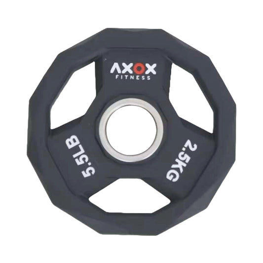 Axox Fitness 3-Grip TPU Weight Plates - 2.5kg