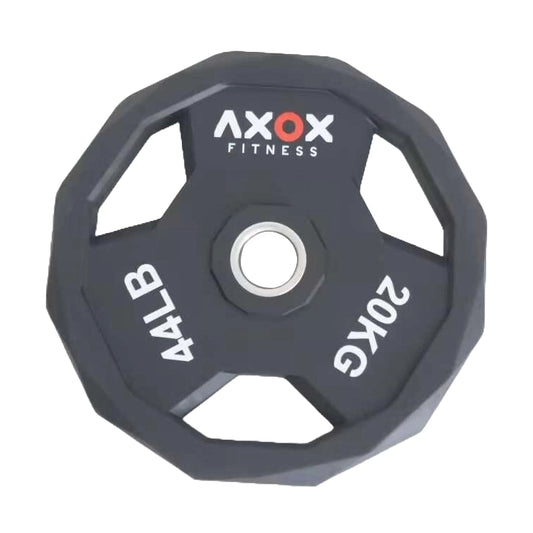 Axox Fitness 3-Grip TPU Weight Plates - 20kg